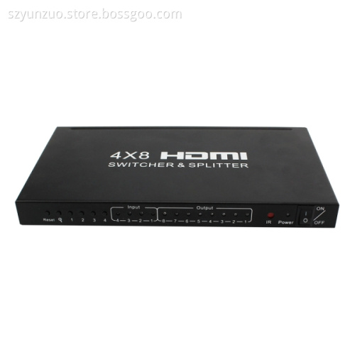 4x8 HDMI SWITCHER SPLITTER